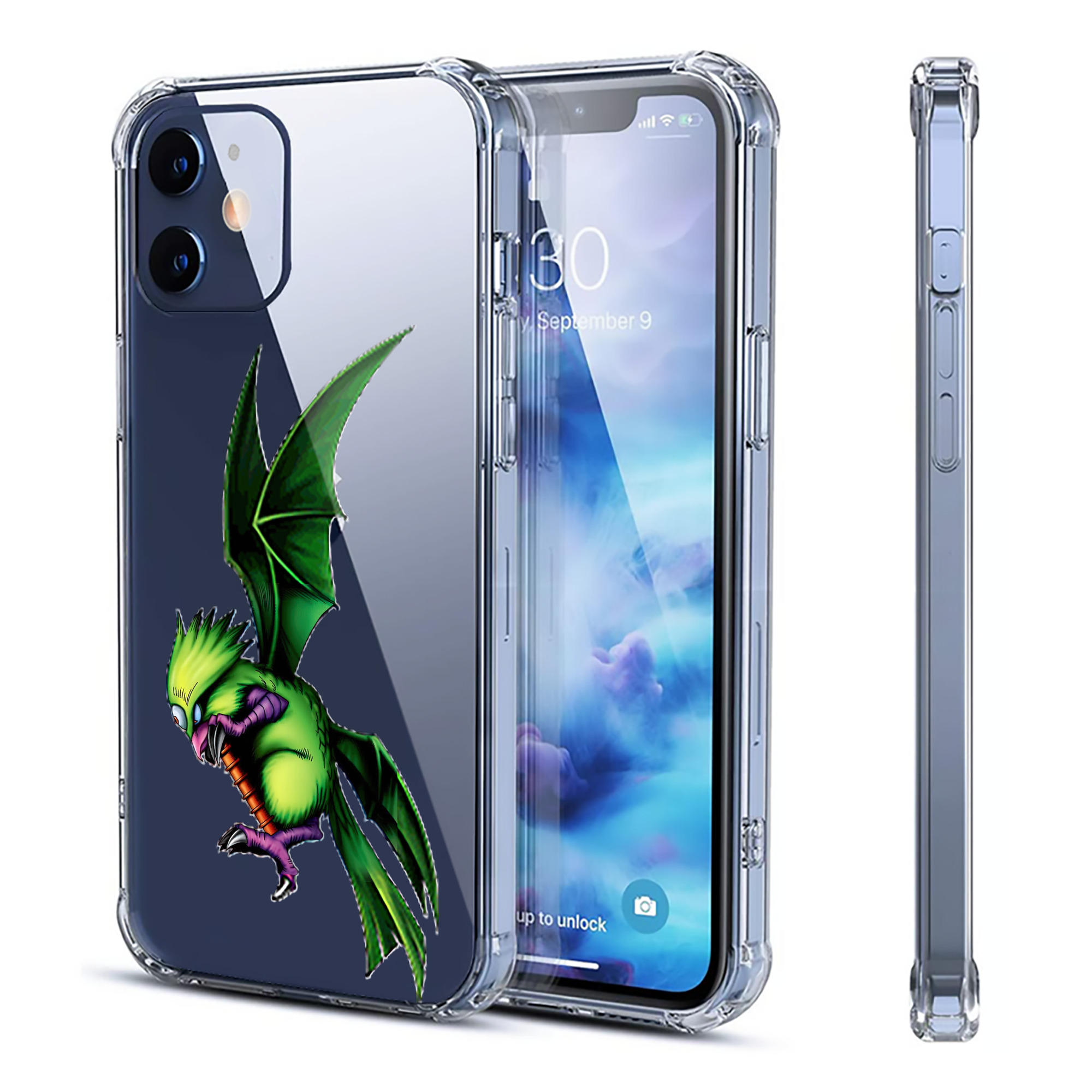 （画像用） 遊☆戯☆王 Yu-Gi-Oh! 【iPhone 12シリーズ対応】透明スマホケース（クリアソフトケース）